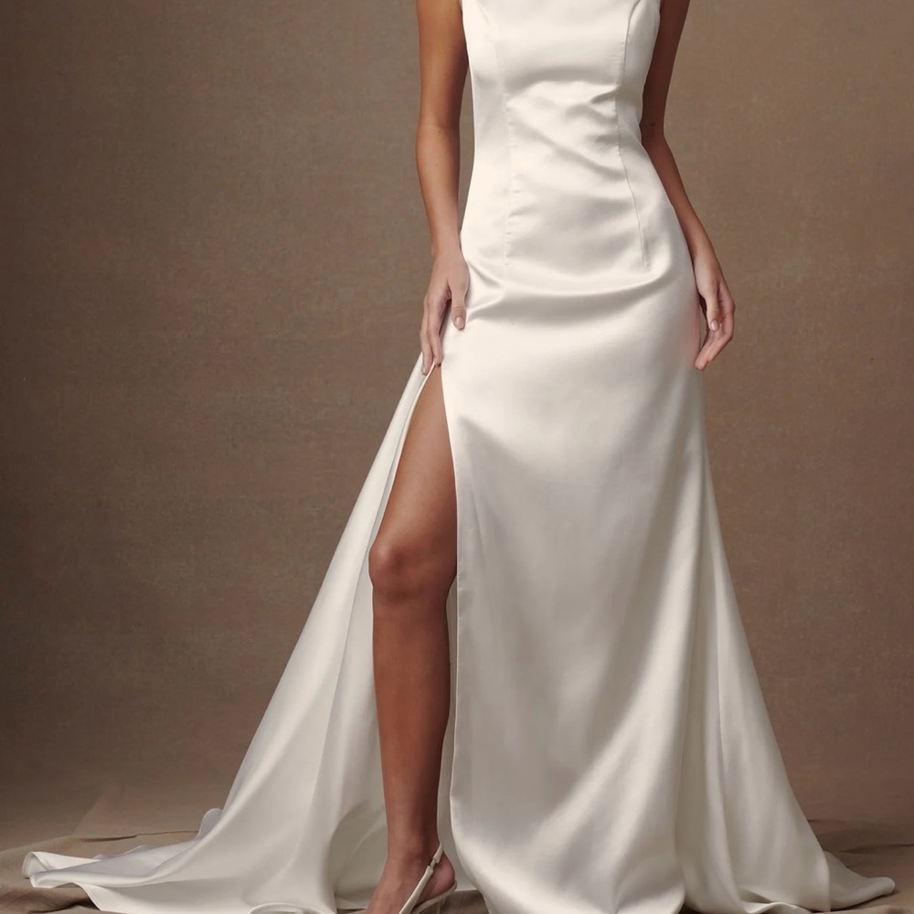 Meshki Fontanne satin Wedding Dress
